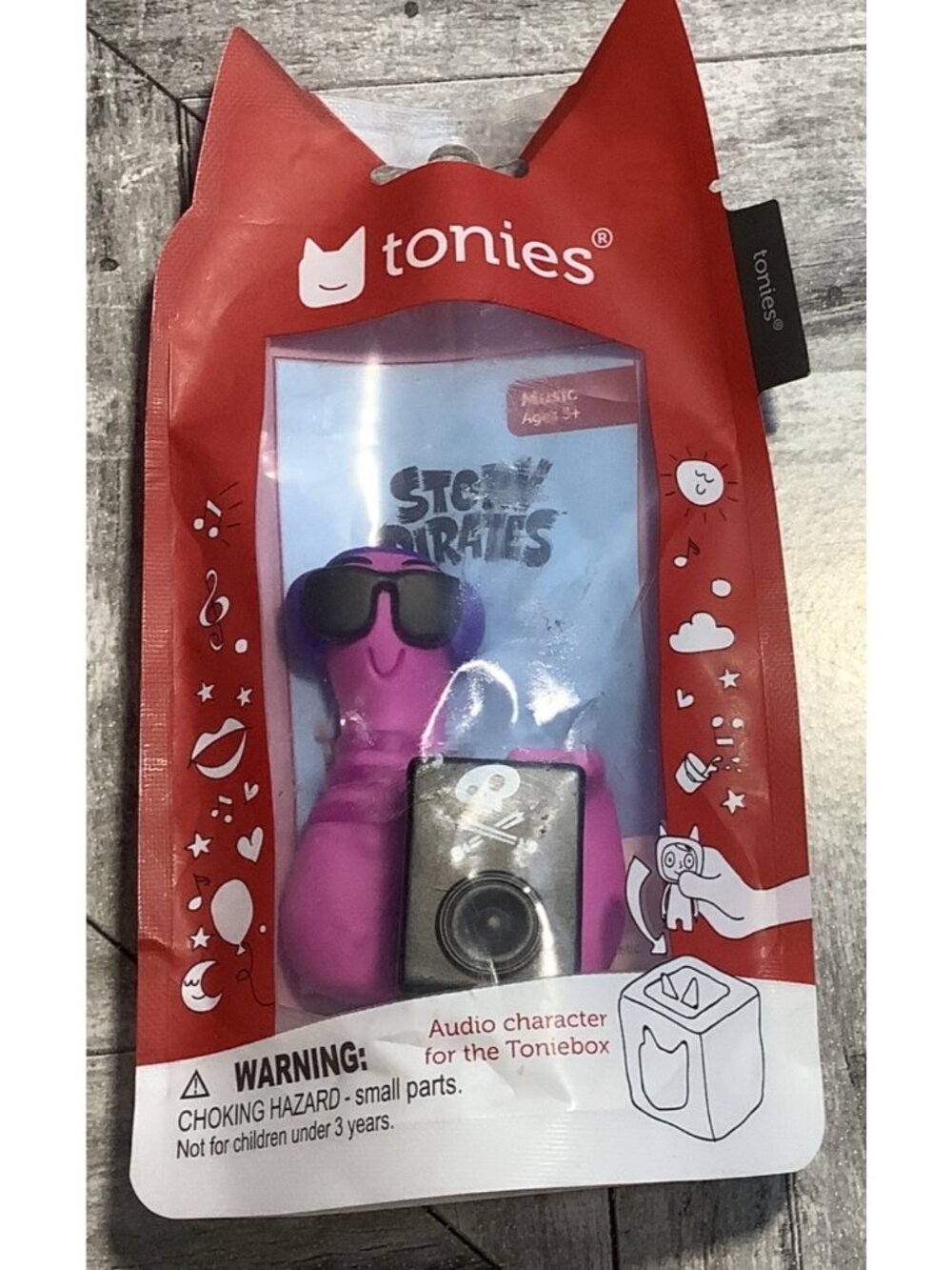 Tonies Story Pirates Audio Character For Toniebox Music Ages 3+ Approx 45 Min